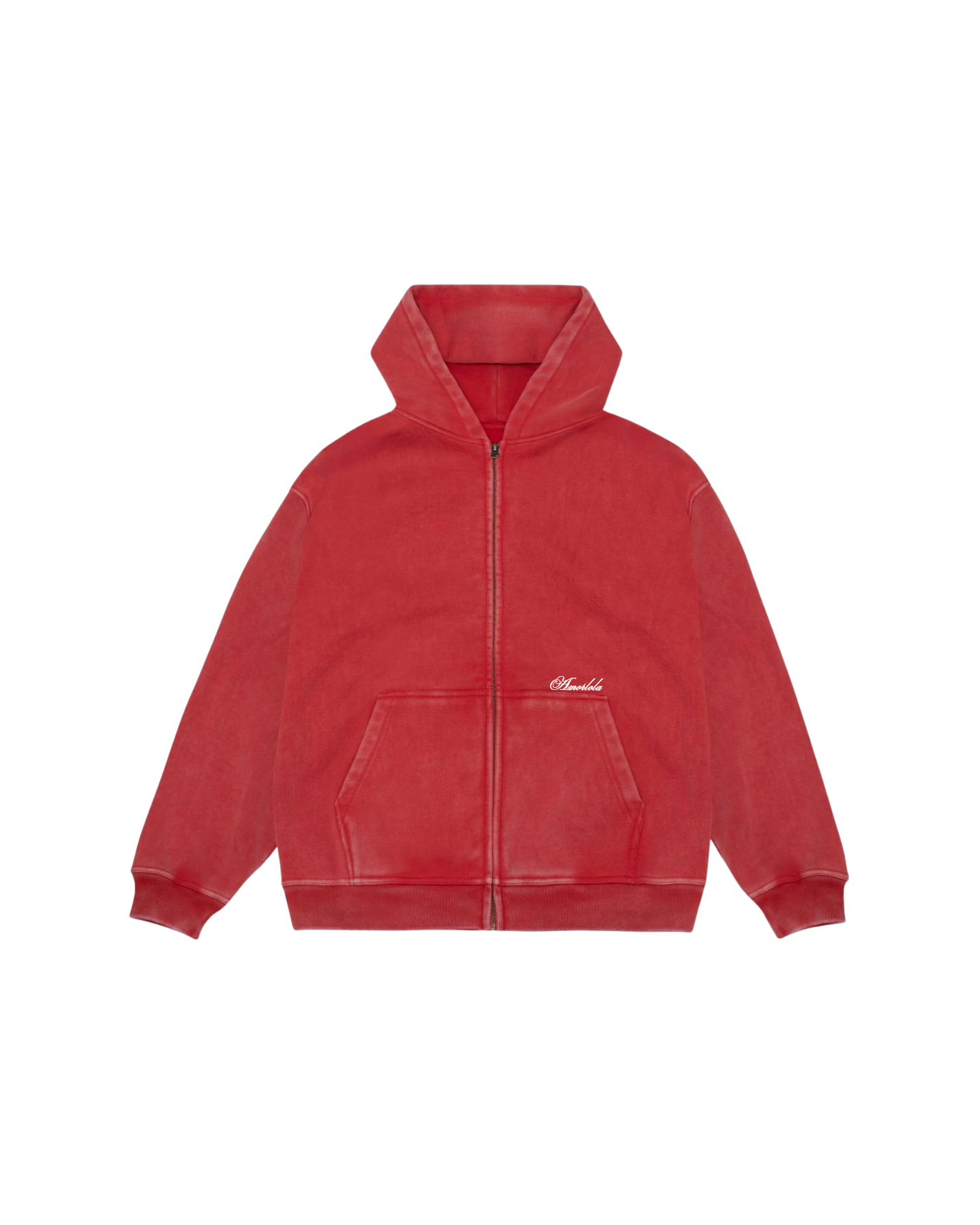 The Everyday Zip-Up – Vintage Red – AMORLOLA The Everyday Zip-Up – Vintage Red – AMORLOLA